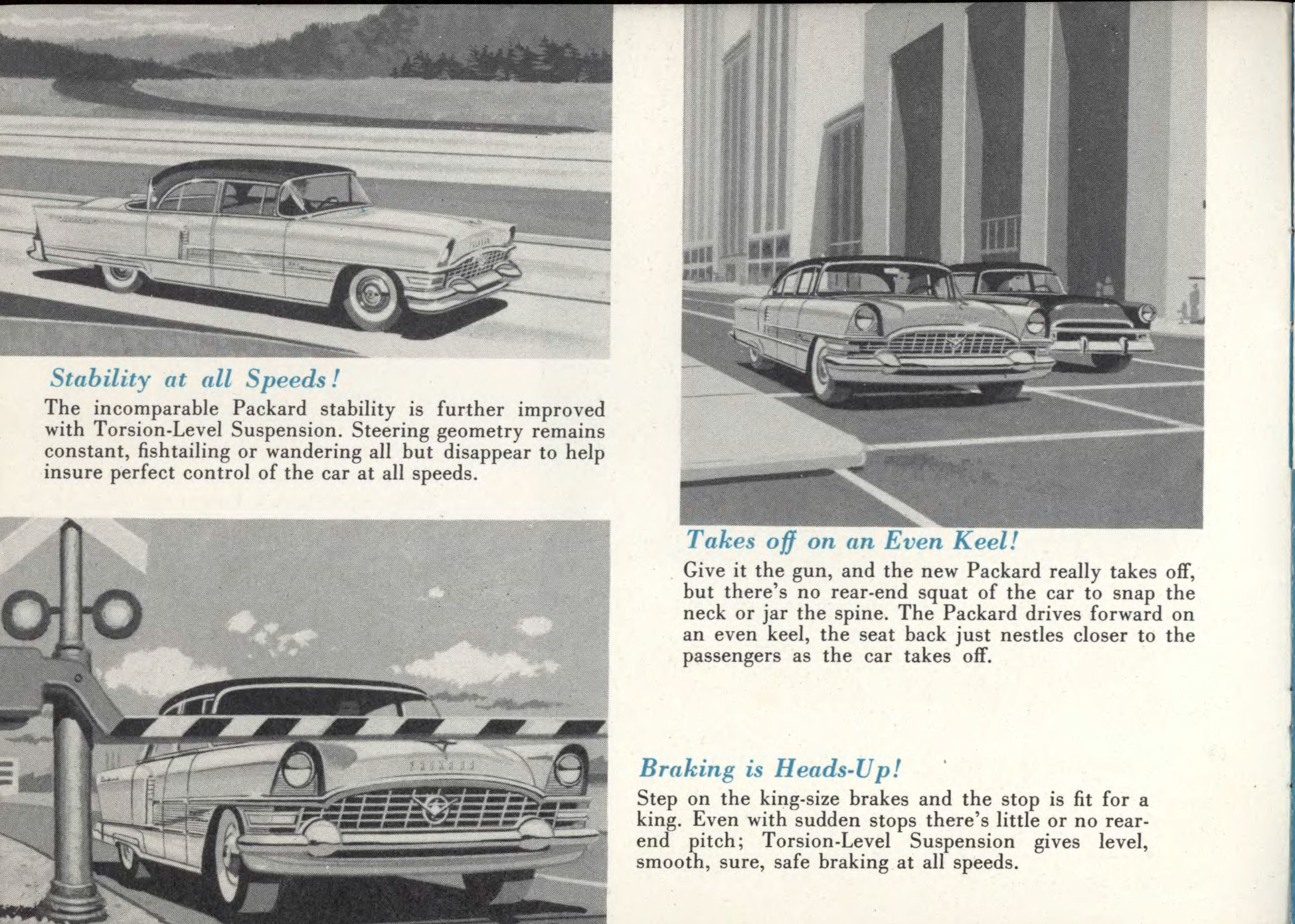 1955 Packard Torsion Ride Brochure Page 9
